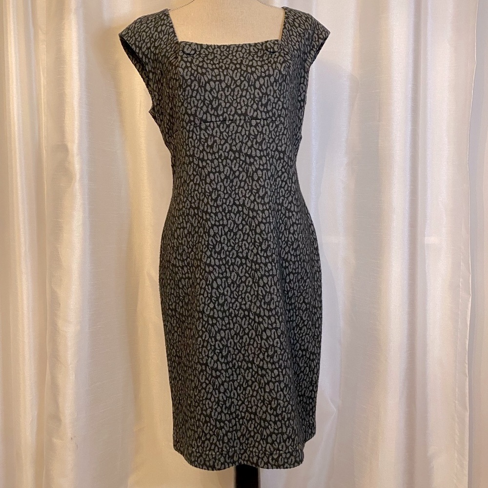 Calvin Klein Jersey Dress - Leopard Print